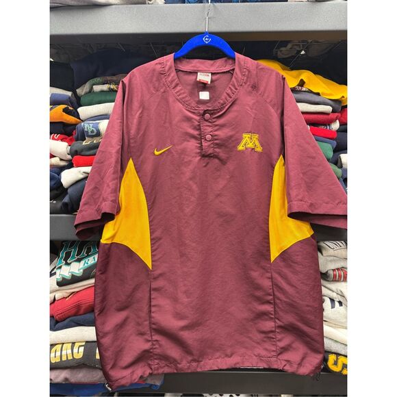 Vintage 1990s Y2K‎ Vintage University of Minnesota Gophers Team Nike Windbreaker - Picture 1 of 9